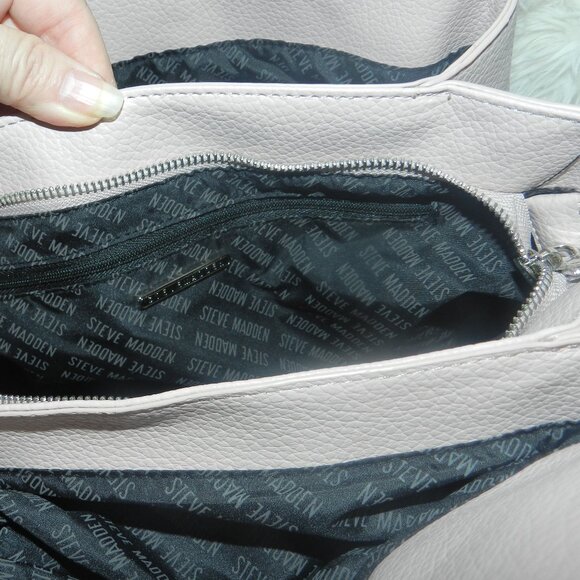 Steve Madden Pebble Grain Leather Satchel🆕SHIPS FAST😮💨⚡🚚 - Picture 12 of 16